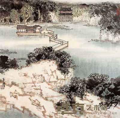 宋玉麟 天朝遗迹 镜心 67×69cm